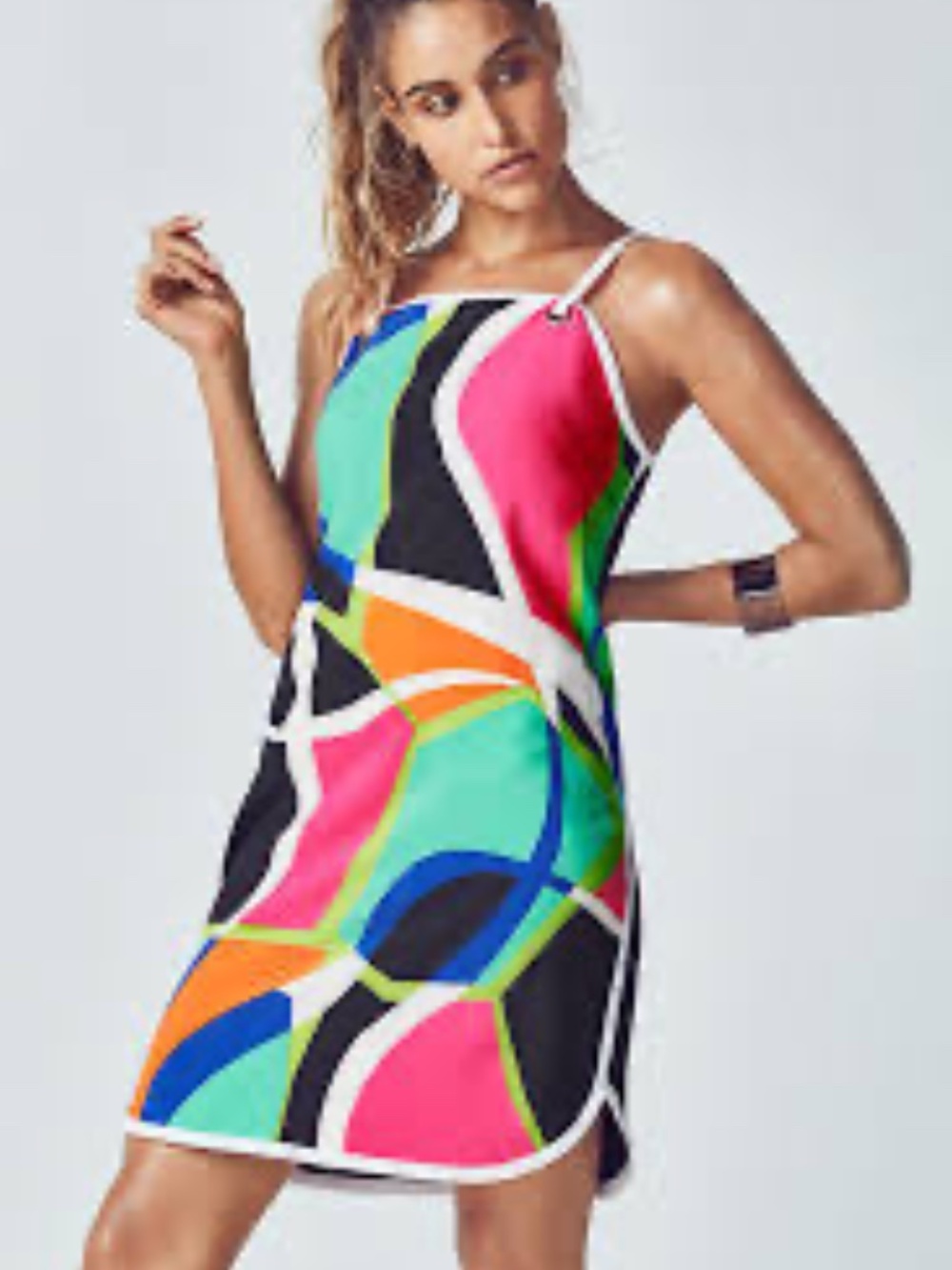 FABLETICS -  Multicolor Abstract Print cover Up